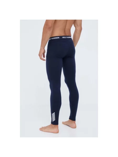 Legginsy Helly Hansen wełniane niebieskie