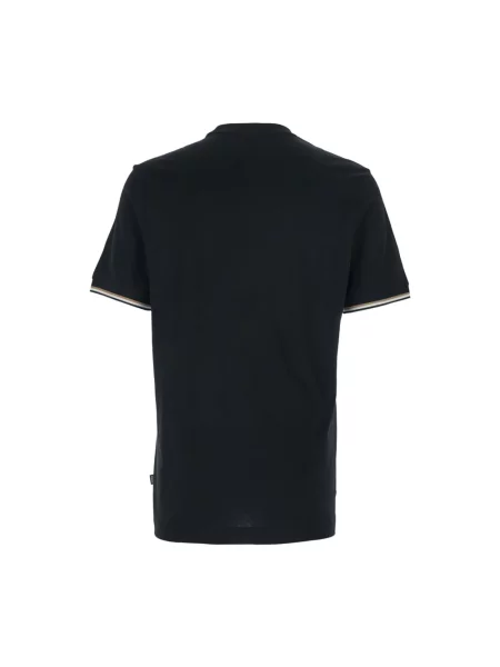 T-shirt o kroju regular fit z czystej bawełny Hugo czarna