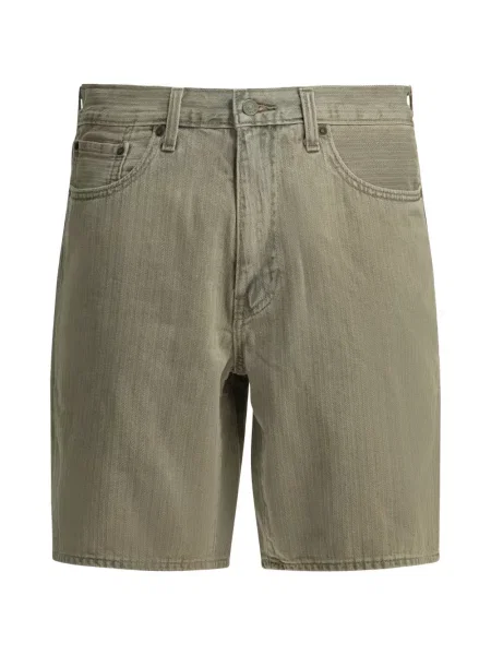 Pantaloni scurți din denim Levi's® cu model herringbone gri