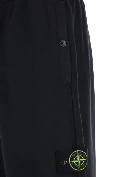 Kalhoty Stone Island s kamínky černé