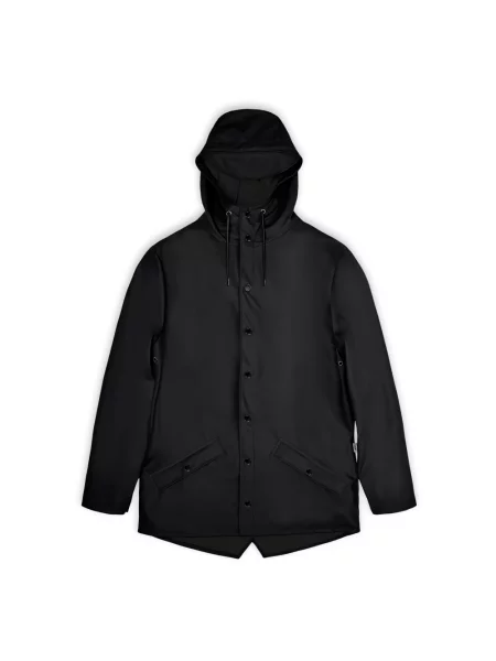 Rains Jacket Black Unisex Kurtki Rains Size: L czarny