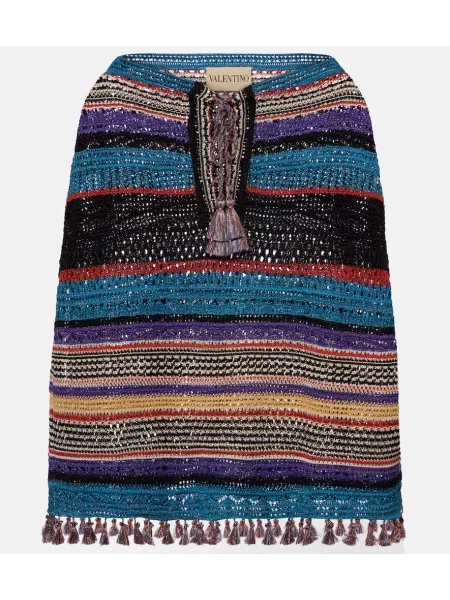 Poncho Valentino cu dungi