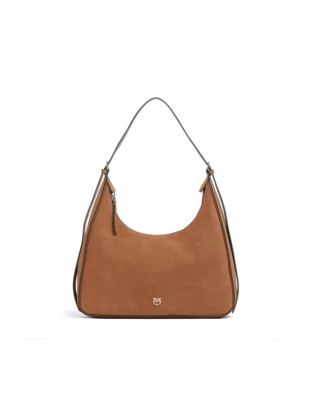 Rucsac Pinko din piele clasic maro