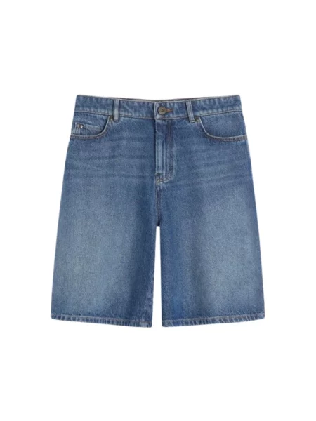 Bermudy Weekend Max Mara niebieskie