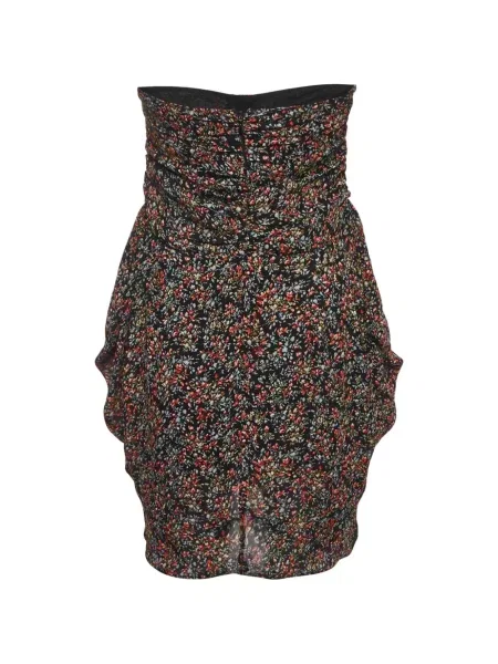 Rochie midi Sandro cu model floral cu imagine negru