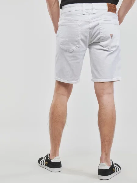 Pantaloni sport Guess alb