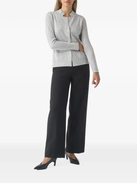 Cardigan Gran Sasso cu rever gri
