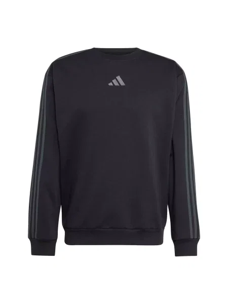 ADIDAS SPORTSWEAR Hanorac sport Essentials Fleece gri negru
