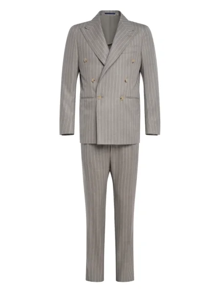 Costum Franzese Collection cu dungi de costum gri