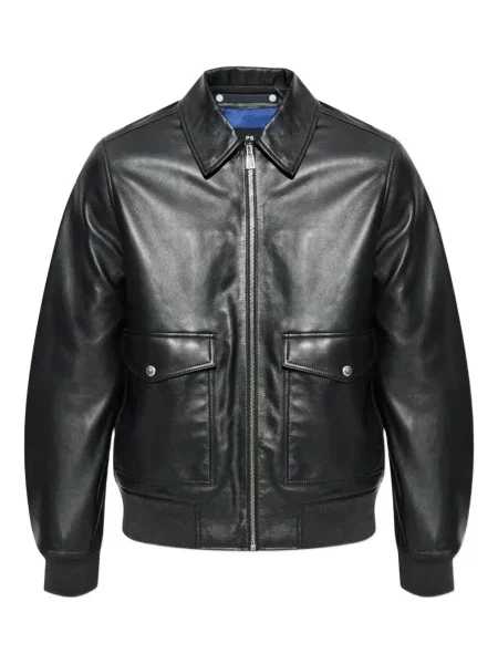 Geanta de piele Ps Paul Smith negru