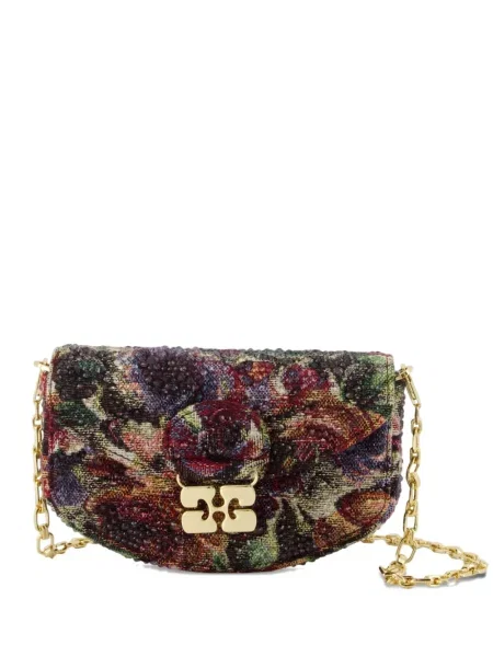 Colier Ganni cu imagine roșu