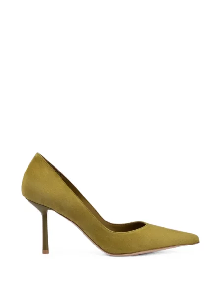 Pantofi cu toc Le Silla din piele verde