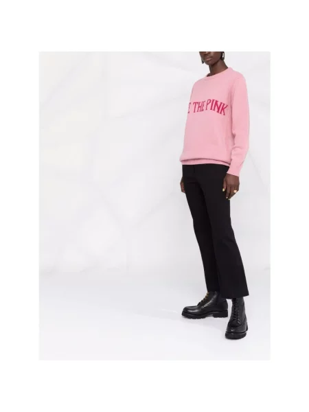 Sweter Alberta Ferretti różowy