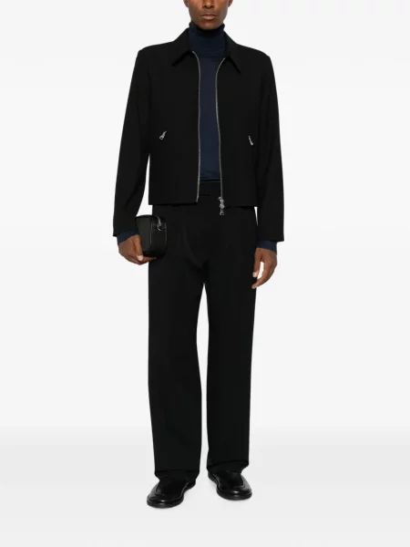 Pantaloni Karl Lagerfeld cu autograf negru