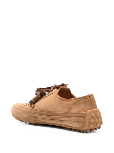 Sneakerși Tod's din piele de căprioară maro