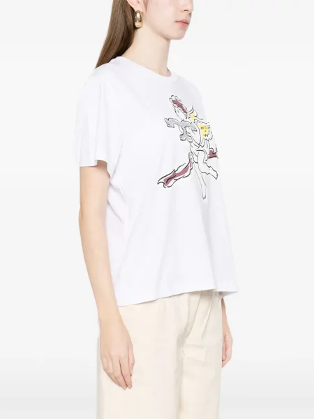 Тениска Tory Burch бяло