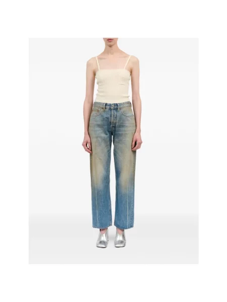 Jeansy Mm6 Maison Margiela niebieskie