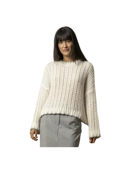 Sweter Kocca z rozszerzanymi rękawami beżowy