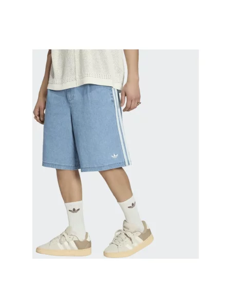 Adidas Originals Szorty Jeansowe Summer Glow blau niebieskie