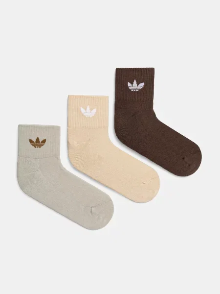 Κάλτσες adidas Originals μπεζ