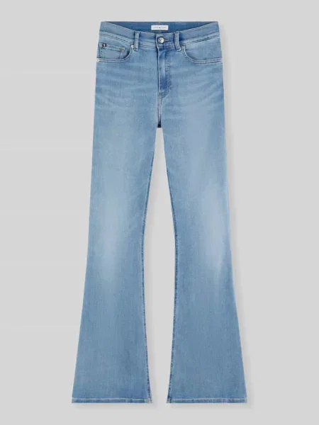 Jeansy bootcut z mieszanka bawełny model FLARE KATY RW' Tommy Hilfiger niebieskie