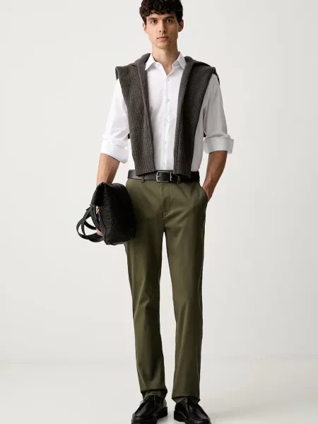 Calvin Klein Pantaloni chino verde