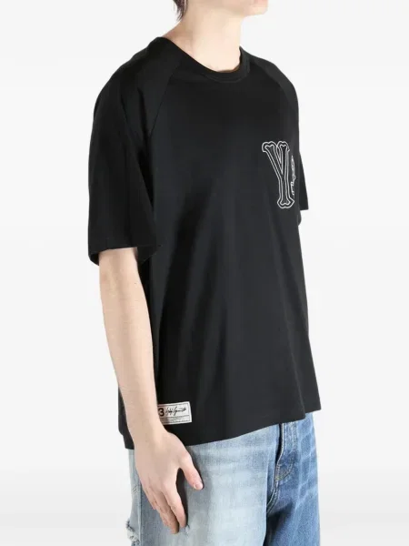 Tricou Y-3 cu broderie negru
