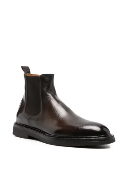 Botine chelsea Officine Creative maro