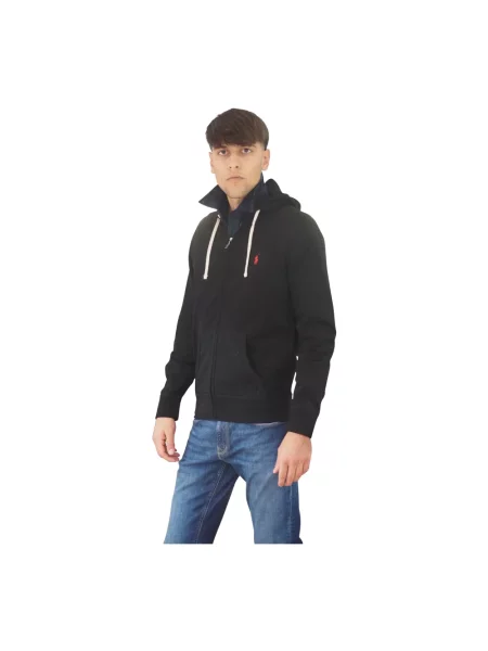 Sweter Ralph Lauren z kapturem czarny