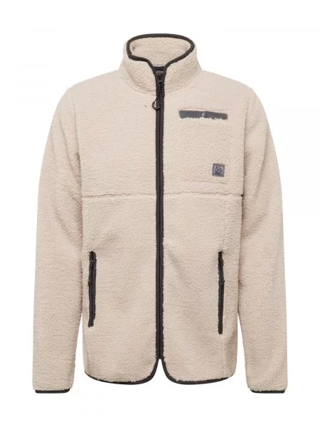 Didriksons Jachetă fleece funcțională PHOENIX bej / gri închis negru