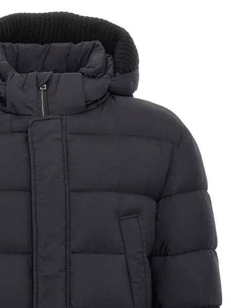 Geacă parka Herno cu glugă negru