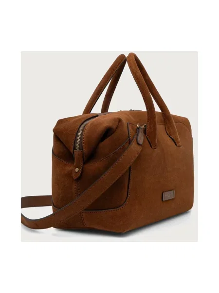 Torebka crossbody Gianni Chiarini skórzana brązowa