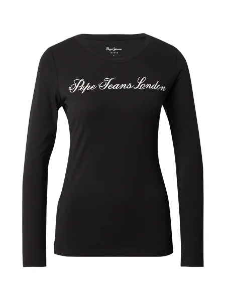 Pepe Jeans Tricou negru alb