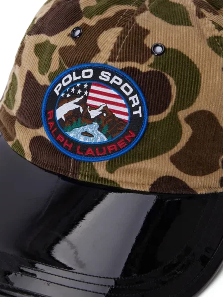 Κασκέτο Polo Ralph Lauren από διχτυωτό με σχέδιο παραλλαγής πράσινο