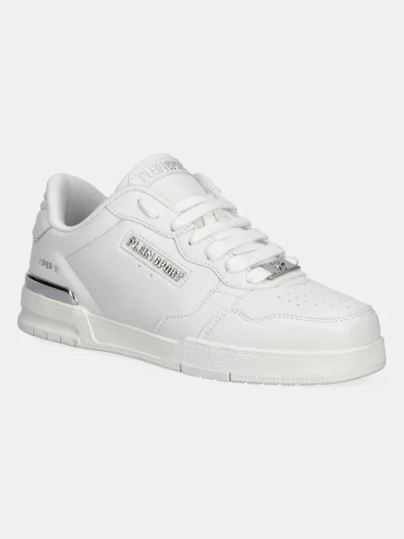 Sneakersy Plein Sport w tygrysie prążki białe