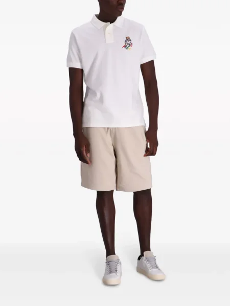 Haftowane polo Polo Ralph Lauren polarowe białe