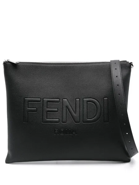 Geantă Fendi din piele negru
