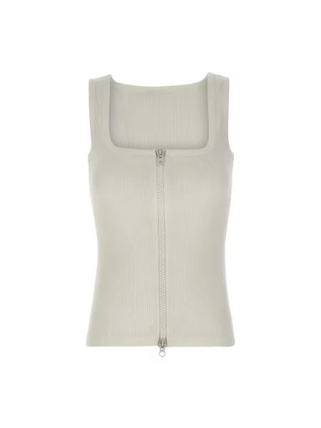 Dzianinowy top Courreges biały