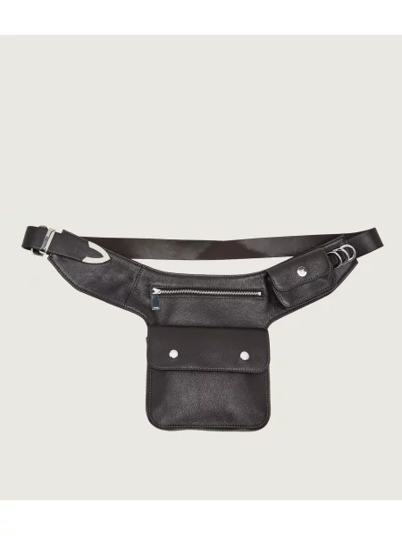 Rucsac Pinko din piele maro