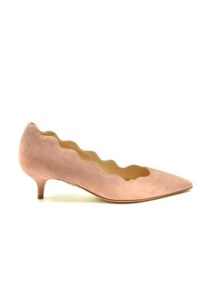 Czółenka Charlotte Olympia na szpilce biznesowa różowa