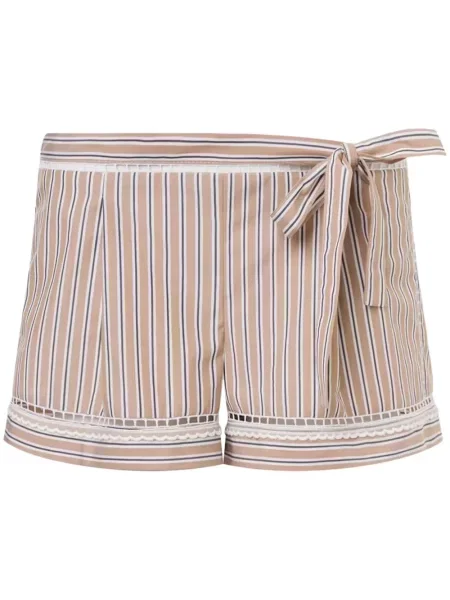 Małe mały szorty Alberta Ferretti z kokardką