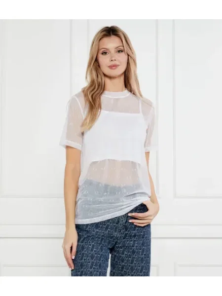 Tricou Eax alb