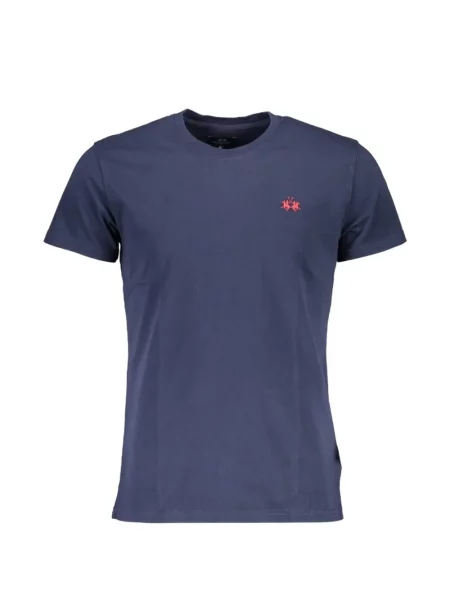 Tricou La Martina cu broderie albastru