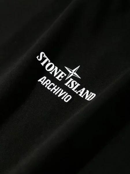 Tricou Stone Island cu imagine negru