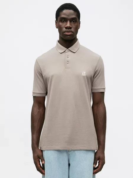 ARMANI EXCHANGE Tricou închis bej