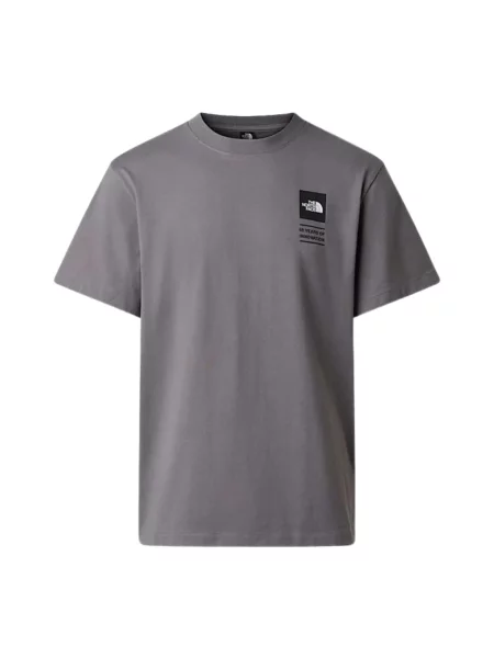 Krótka koszulka sportowa The North Face szara