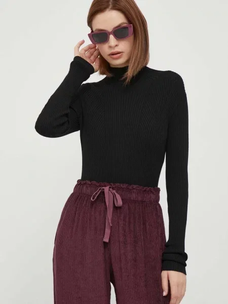 Joop! pulover femei light cu turtleneck negru