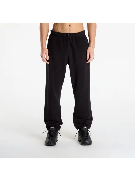 Fleecové kalhoty Patta černé