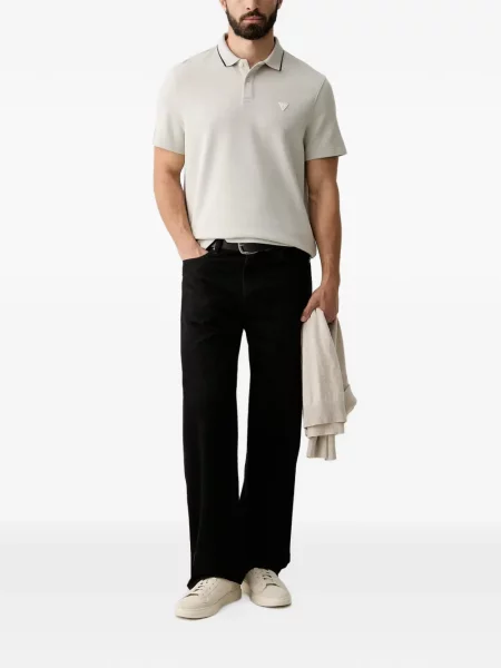 Tricou polo Guess cu autograf