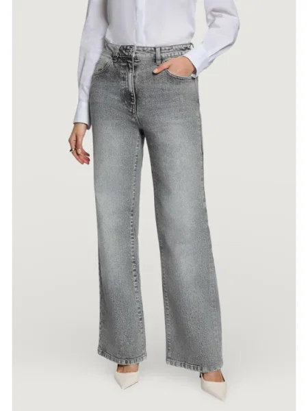 Denim ruha Morgan szürke